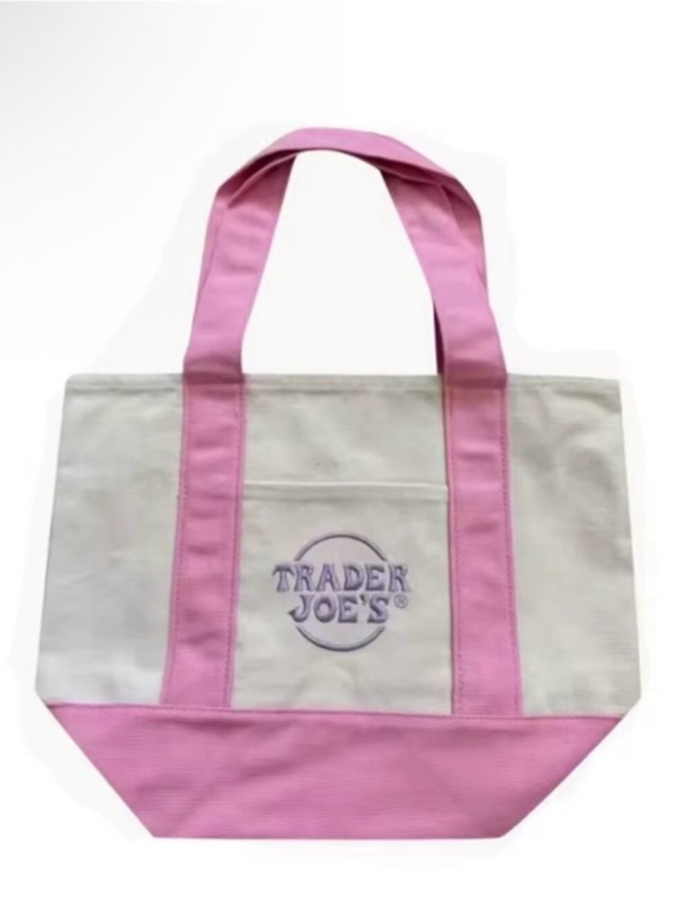 TraderJoe’s Mini Tote Bag 2026 Release (Pink) NWT - Picture 3 of 3